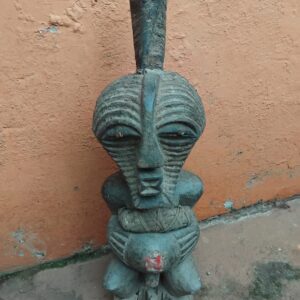 Power Figure Pointed Headdress Bowl